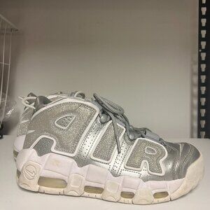 Nike Silver Uptempo Air Women Shoes (size US 8)